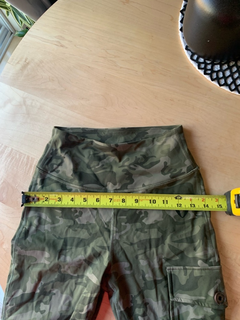 Firm Ab Cargo Leggings, ruched booty and side pocket with buckle XS - Picture 6 of 10